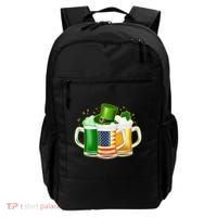 St Patricks Day Usa American Flag Beers Backpack thumb 0