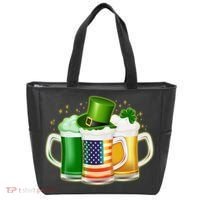 St Patricks Day Usa American Flag Beers Tote Bag thumb 0