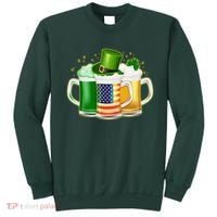 St Patricks Day Usa American Flag Beers Sweatshirt thumb 0