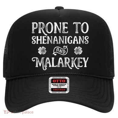 St Patricks Day, Prone To Shenanigans And Malarkey, Funny St Patricks Day Hat