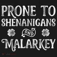 St Patricks Day, Prone To Shenanigans And Malarkey, Funny St Patricks Day Visor thumb 3