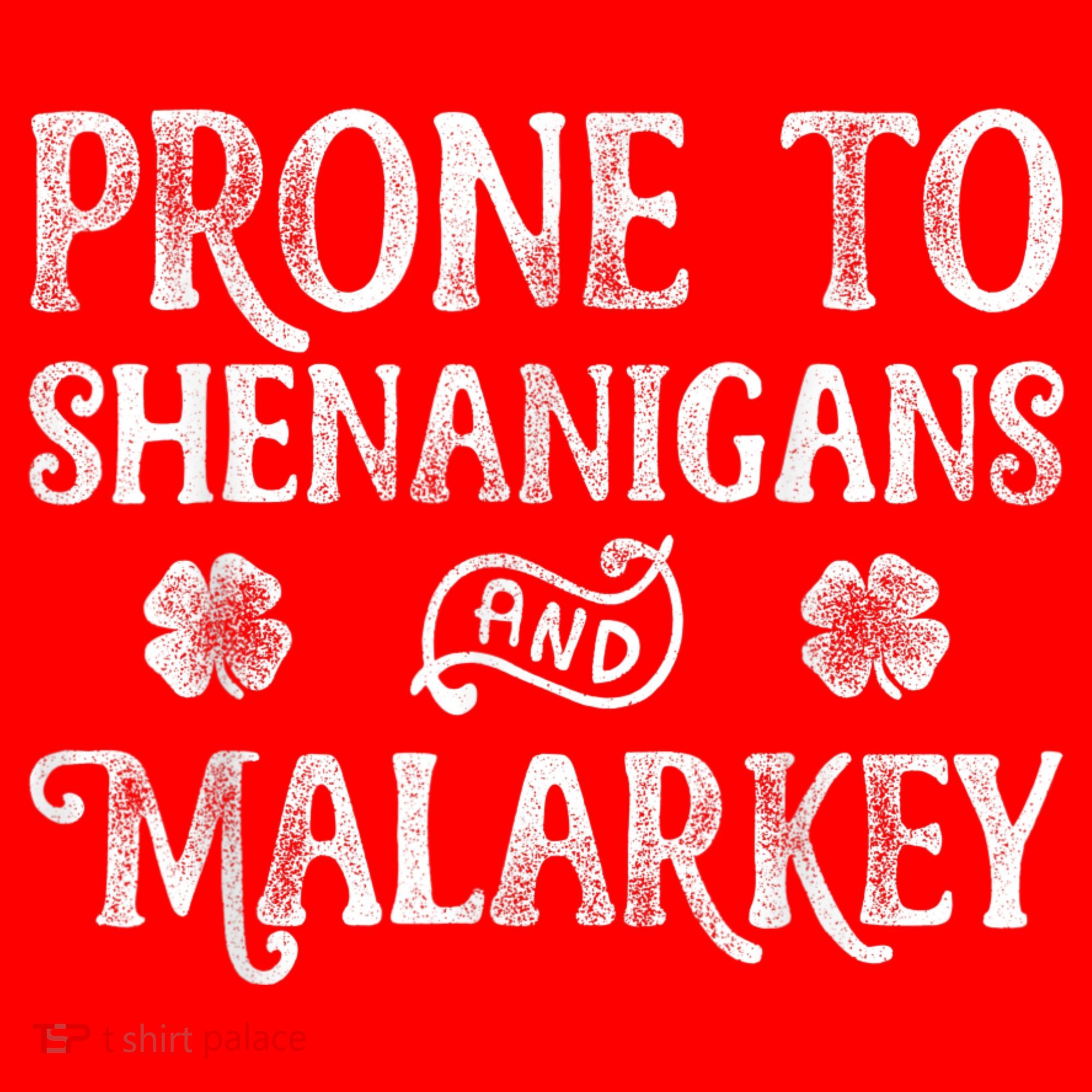 St Patricks Day, Prone To Shenanigans And Malarkey, Funny St Patricks Day Santa Hat