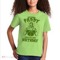 St Patricks Day We Gonna Paddy Like Its My Birthday Kids T-Shirt thumb 2
