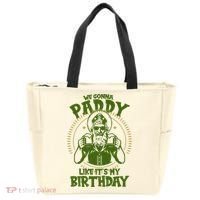 St Patricks Day We Gonna Paddy Like Its My Birthday Tote Bag thumb 0