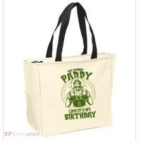 St Patricks Day We Gonna Paddy Like Its My Birthday Tote Bag thumb 2