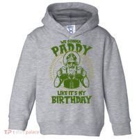 St Patricks Day We Gonna Paddy Like Its My Birthday Toddler Hoodie thumb 0