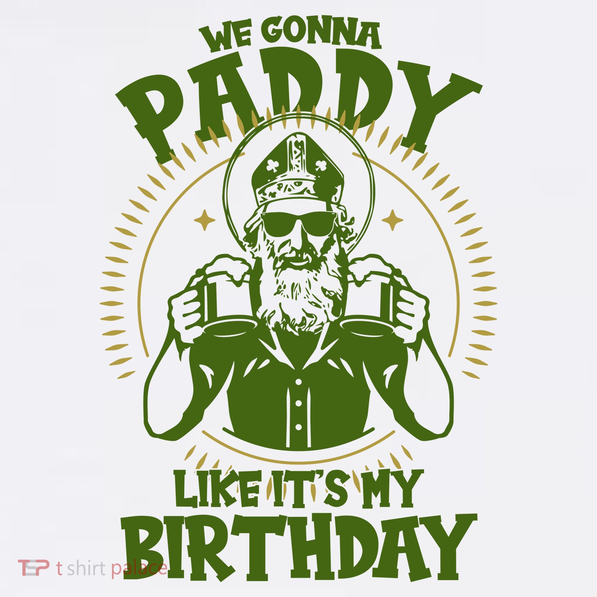 St Patricks Day We Gonna Paddy Like Its My Birthday Baby Bodysuit
