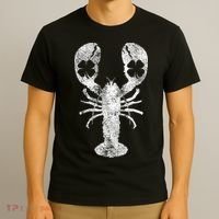 St. Patrick's Day Shamrock Lobster Irish Green Saint Paddy's T-Shirt thumb 3