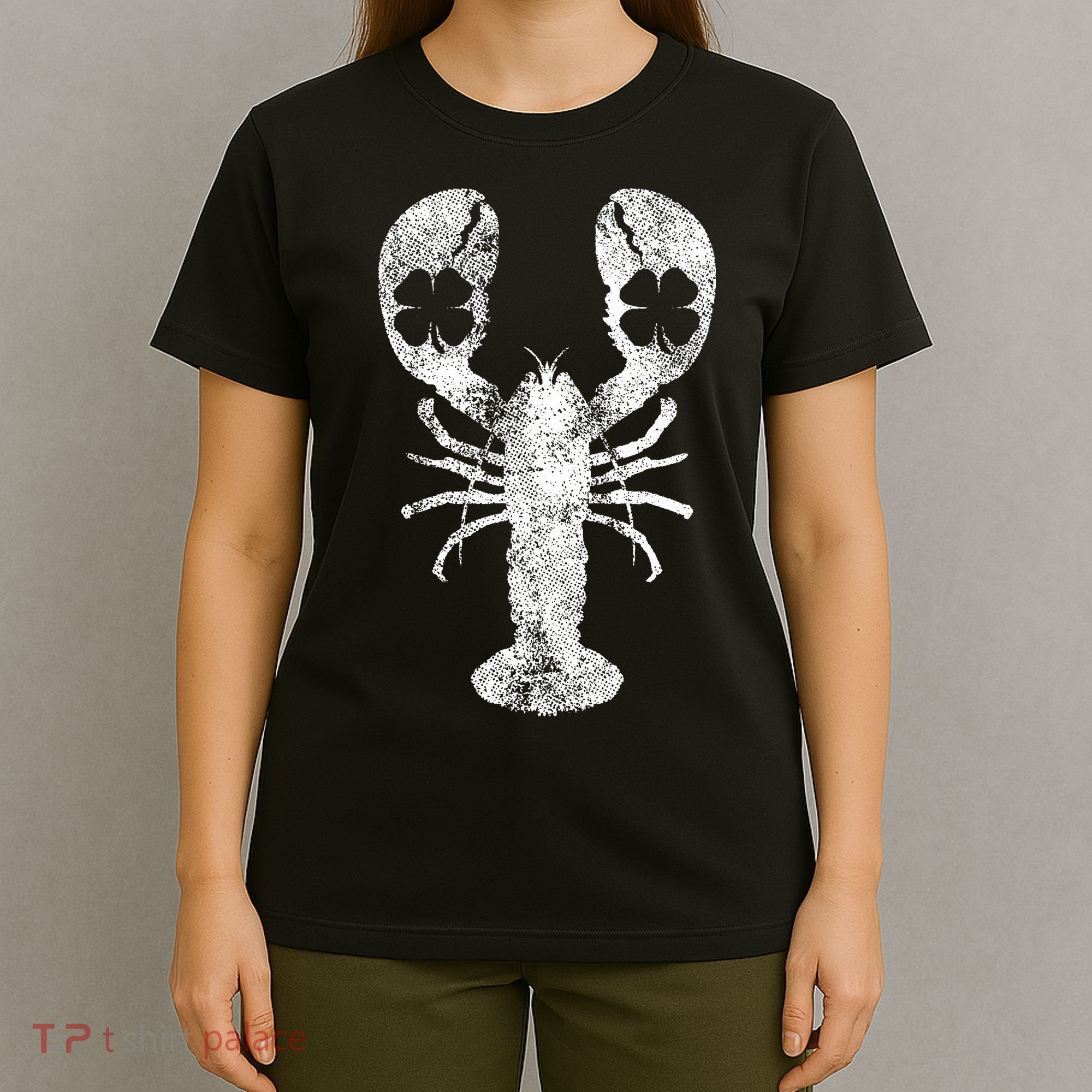 St. Patrick's Day Shamrock Lobster Irish Green Saint Paddy's T-Shirt