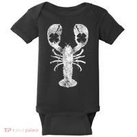 St. Patrick's Day Shamrock Lobster Irish Green Saint Paddy's Baby Bodysuit thumb 0