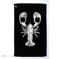 St. Patrick's Day Shamrock Lobster Irish Green Saint Paddy's Golf Towel thumb 0