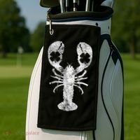 St. Patrick's Day Shamrock Lobster Irish Green Saint Paddy's Golf Towel thumb 2