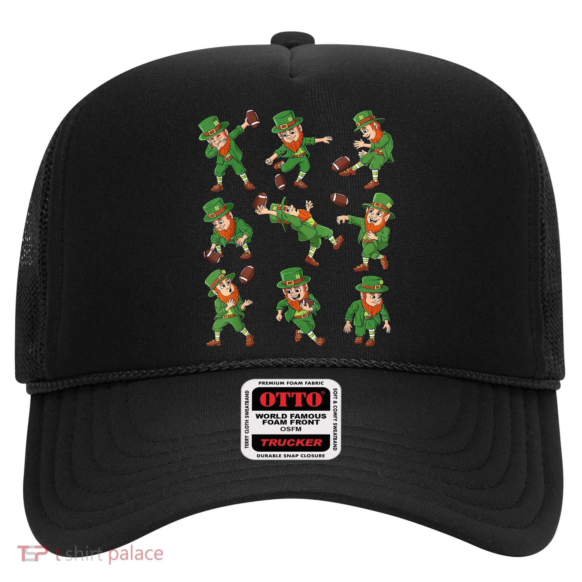 St Patricks Day Leprechaun Football Player Funny Hat