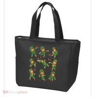 St Patricks Day Leprechaun Football Player Funny Tote Bag thumb 3