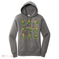 St Patricks Day Leprechaun Football Player Funny Women's Hoodie thumb 0