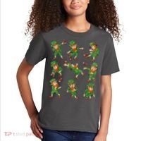 St Patricks Day Leprechaun Football Player Funny Kids T-Shirt thumb 2
