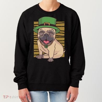 St Patricks Day Pug Women's Sweatshirt
