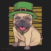 St Patricks Day Pug Women's Sweatshirt thumb 2
