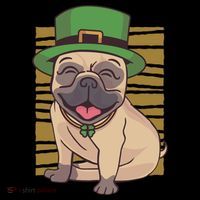 St Patricks Day Pug Backpack thumb 2