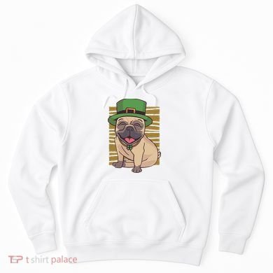 St Patricks Day Pug Hoodie