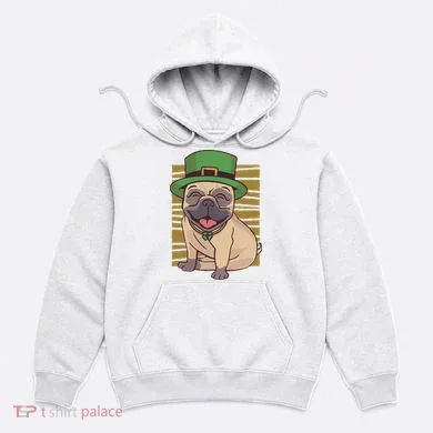 St Patricks Day Pug Hoodie