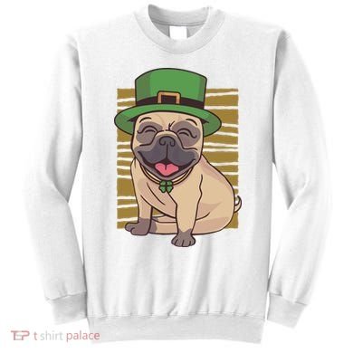 St Patricks Day Pug Sweatshirt
