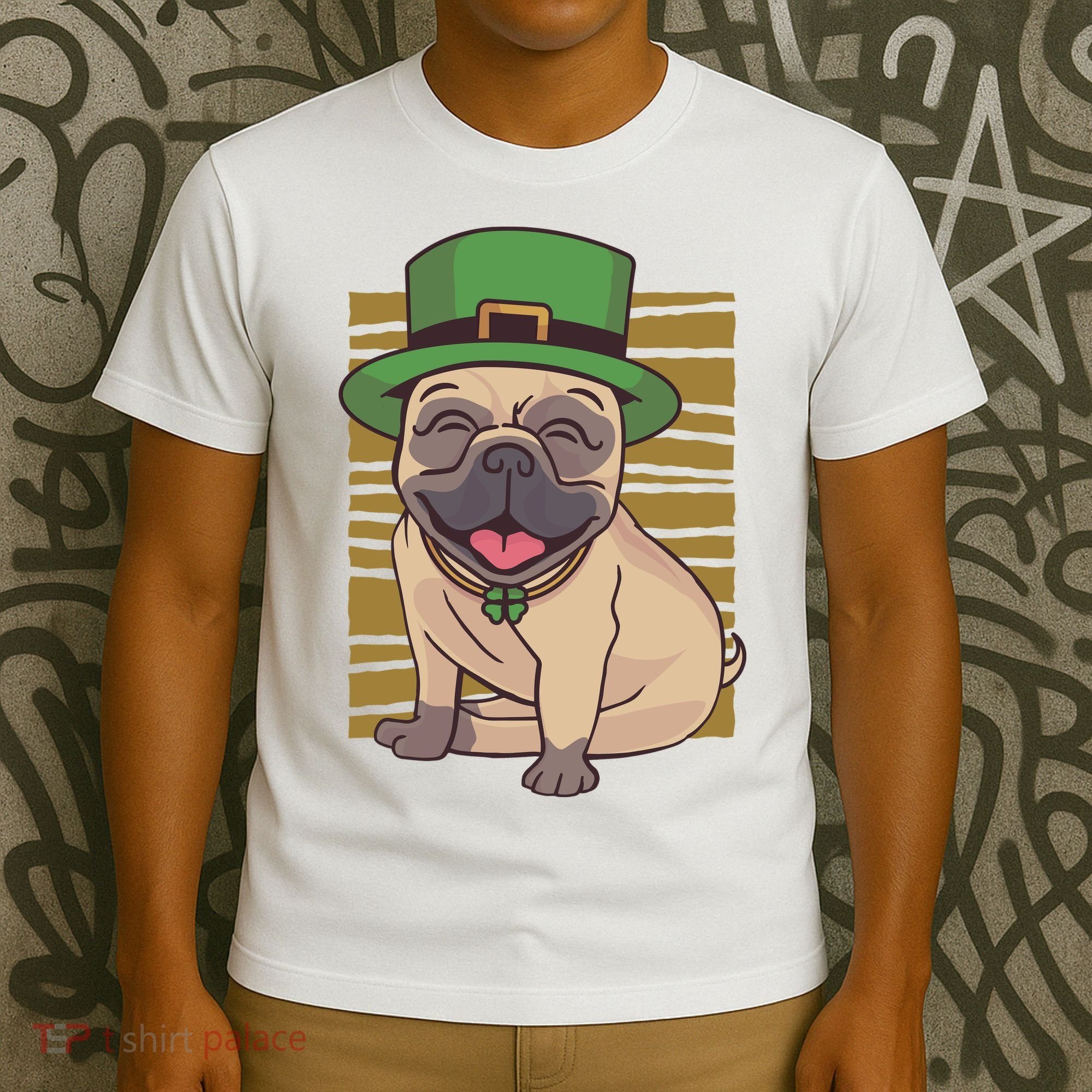 St Patricks Day Pug T-Shirt