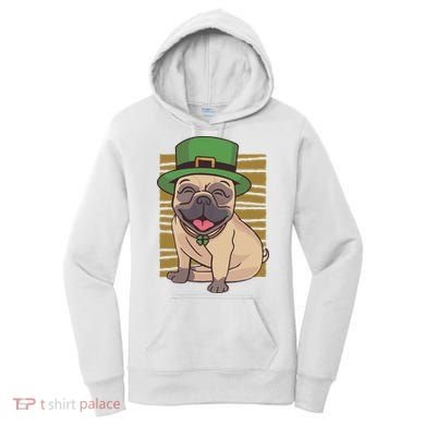 St Patricks Day Pug Women's Hoodie