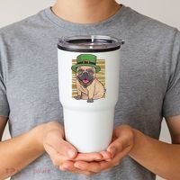 St Patricks Day Pug Tumbler thumb 2