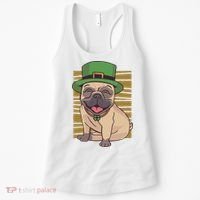 St Patricks Day Pug Women's Tank Top thumb 0