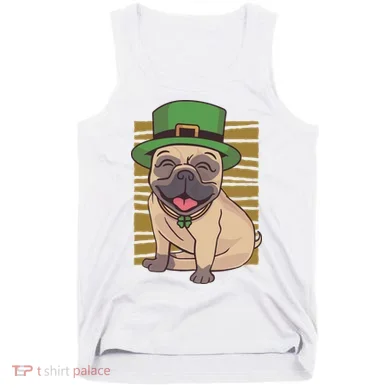 St Patricks Day Pug Tank Top