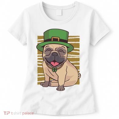 St Patricks Day Pug Women's T-Shirt