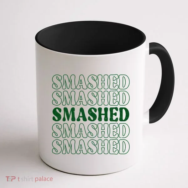 Smashed Party Drunk Retro Coffee Mug