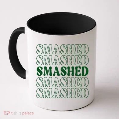 Smashed Party Drunk Retro Coffee Mug