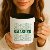 Smashed Party Drunk Retro Coffee Mug thumb 3