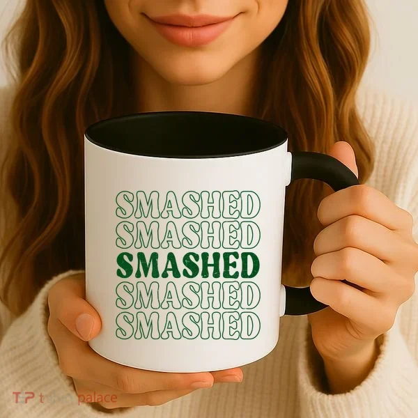 Smashed Party Drunk Retro Coffee Mug