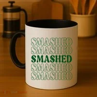 Smashed Party Drunk Retro Coffee Mug thumb 4