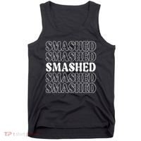 Smashed Party Drunk Retro Tank Top thumb 0