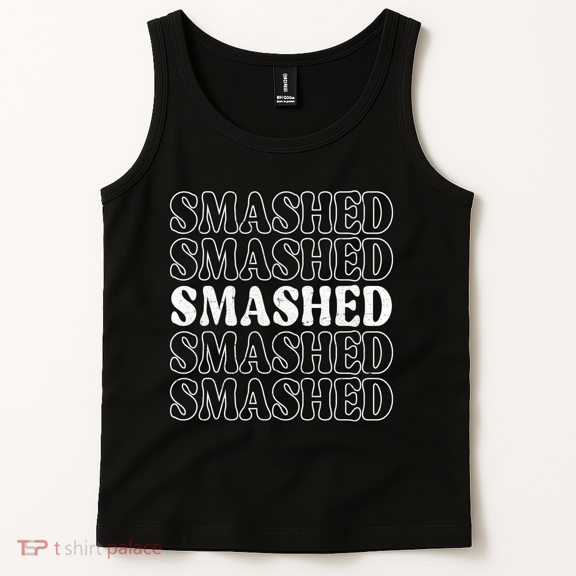 Smashed Party Drunk Retro Tank Top