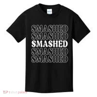 Smashed Party Drunk Retro Kids T-Shirt thumb 0