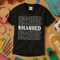 Smashed Party Drunk Retro Kids T-Shirt thumb 3