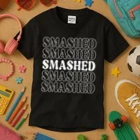 Smashed Party Drunk Retro Kids T-Shirt thumb 3