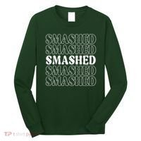 Smashed Party Drunk Retro Long Sleeve Shirt thumb 0