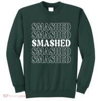 Smashed Party Drunk Retro Sweatshirt thumb 0
