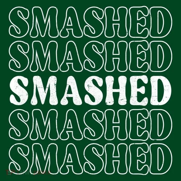 Smashed Party Drunk Retro Coaster