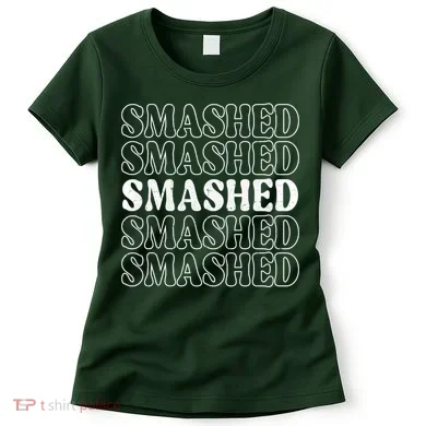 Smashed Party Drunk Retro Women's T-Shirt