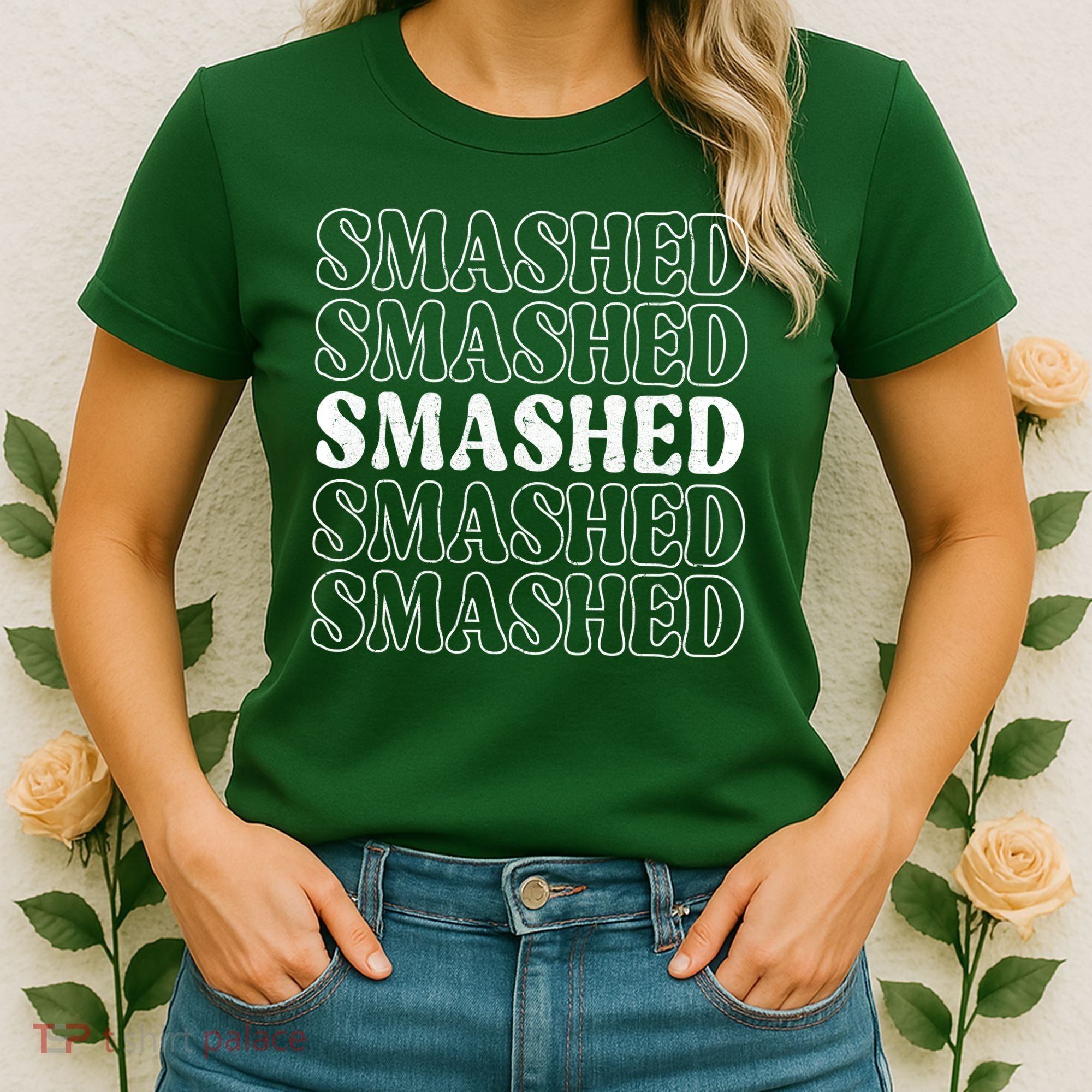 Smashed Party Drunk Retro Women's T-Shirt