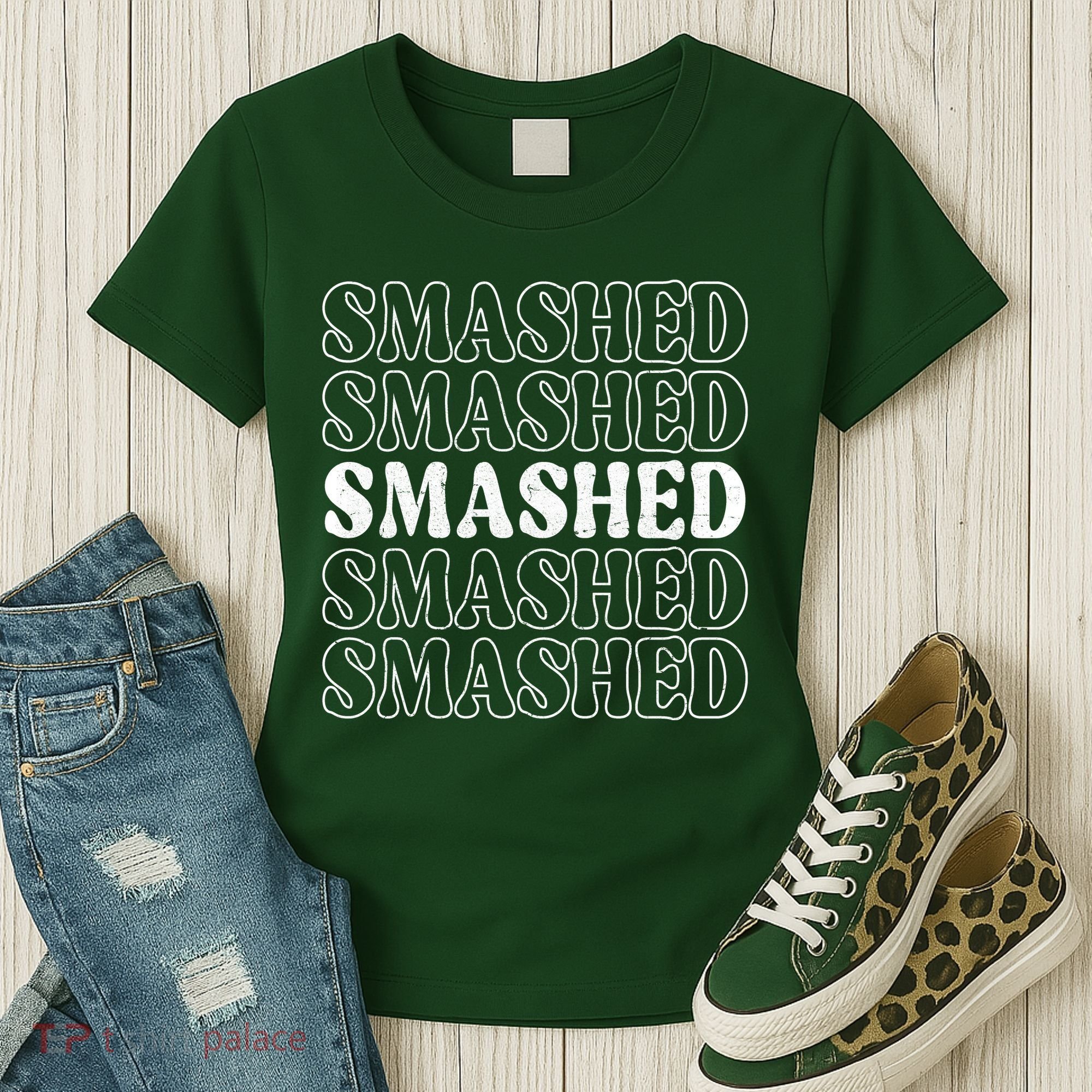 Smashed Party Drunk Retro Women's T-Shirt