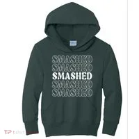 Smashed Party Drunk Retro Kids Hoodie thumb 0