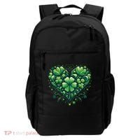 St Patrick's Day Shamrock Clover Heart Backpack thumb 0